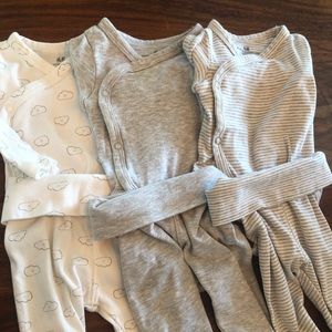 Set of H&M kimono long sleeve sets